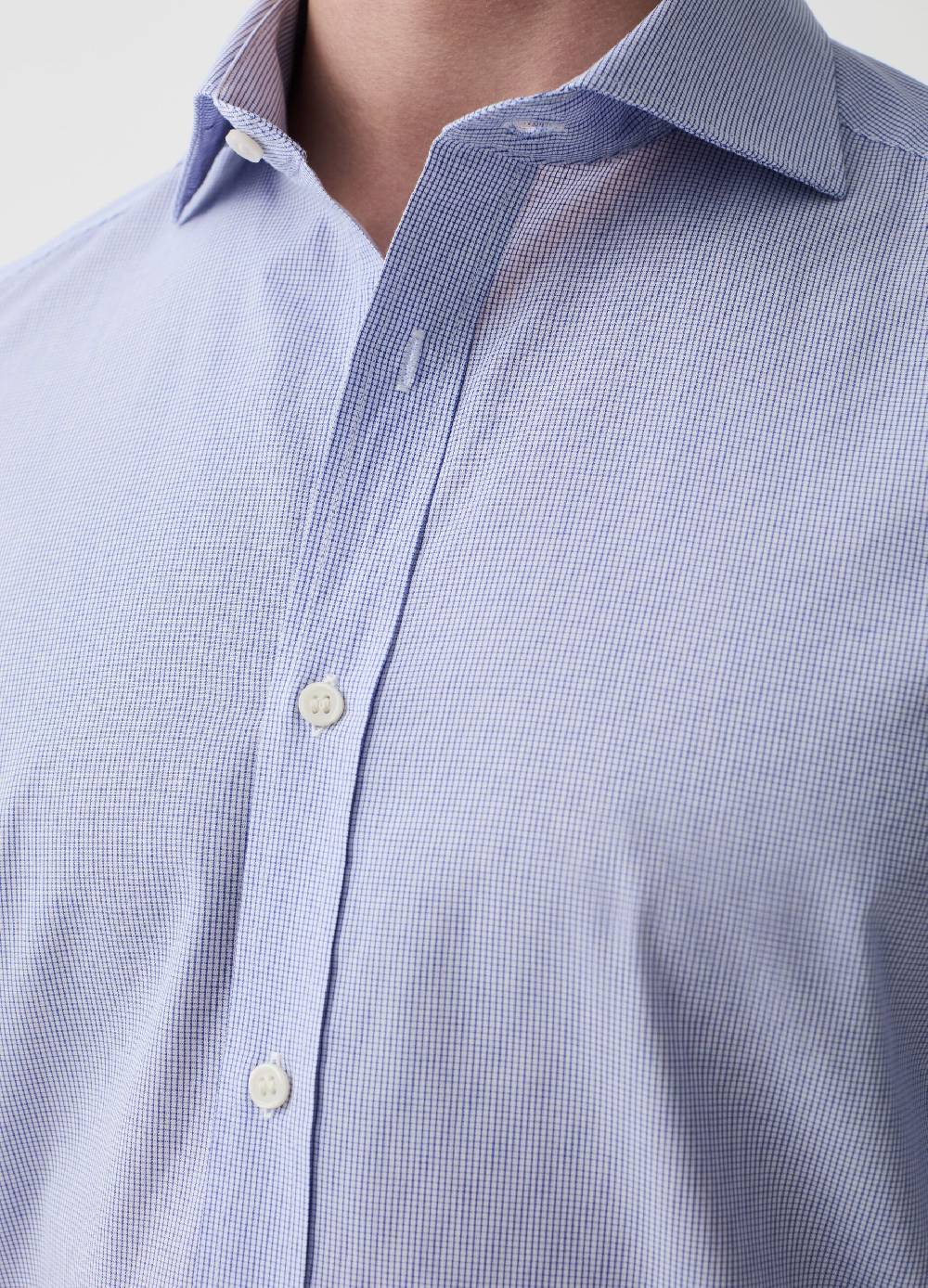 Ovs Camicia Slim Fit Con Micro Fantasia