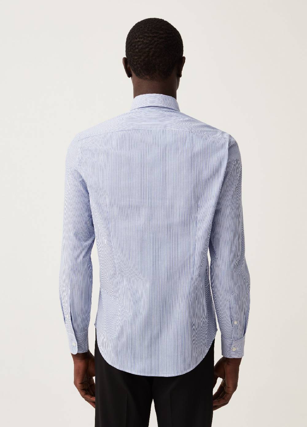 Ovs Camicia Slim Fit Easy Iron A Righe Sottili