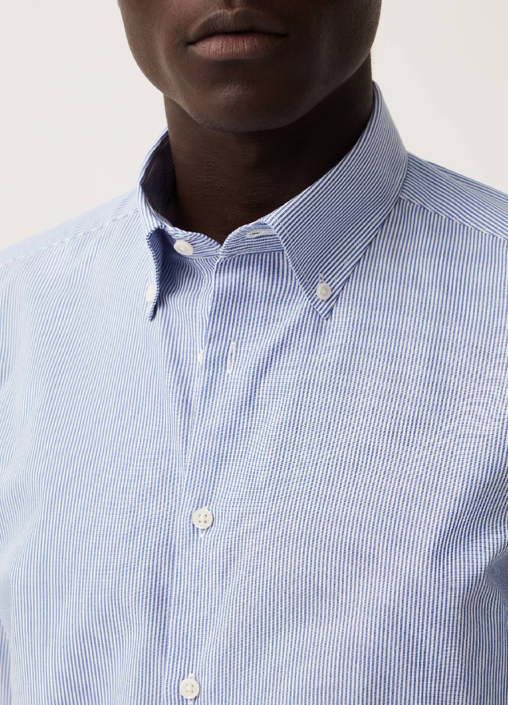 Ovs Camicia Slim Fit Easy Iron A Righe Sottili