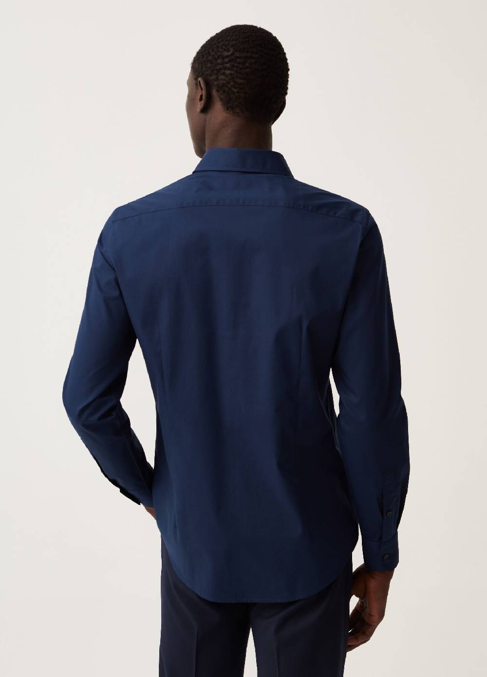 Ovs Camicia Slim Fit Easy Iron Tinta Unita