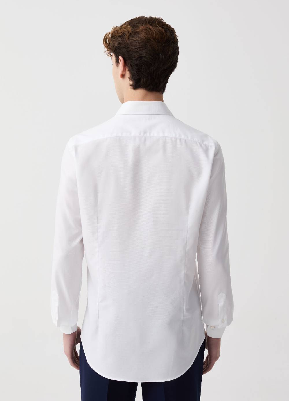 Ovs Camicia Slim Fit In Cotone