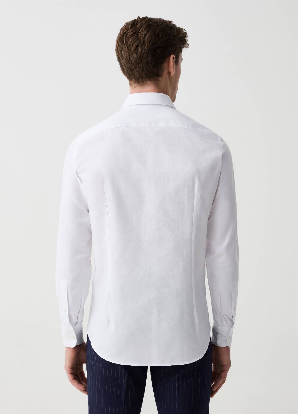 Ovs Camicia Slim Fit In Cotone Easy Iron
