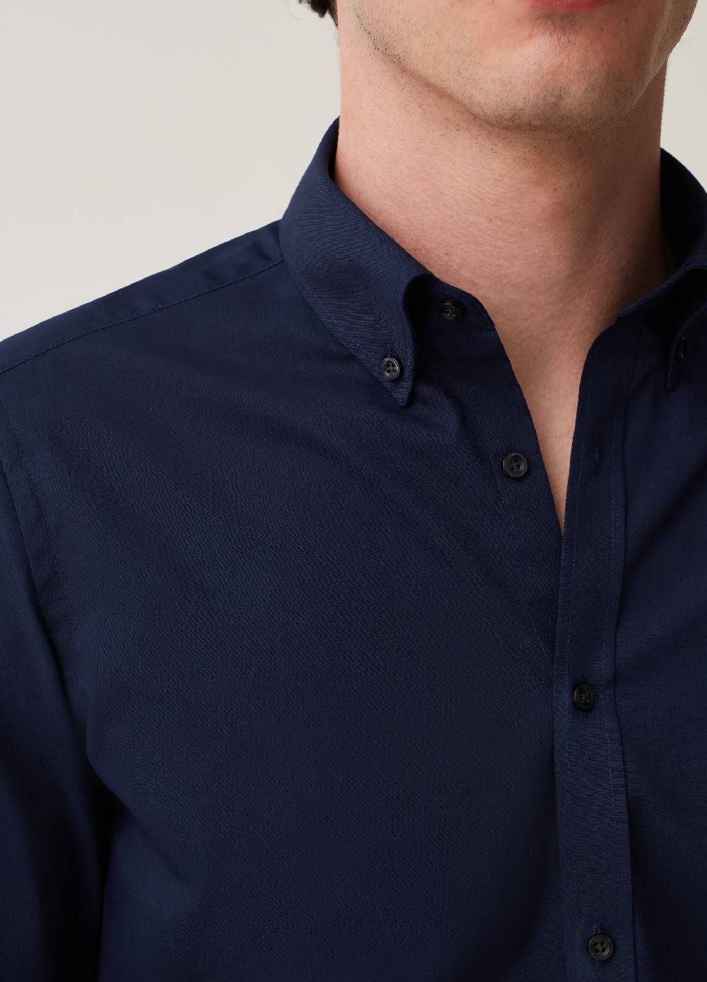 Ovs Camicia Slim Fit In Cotone Easy Iron