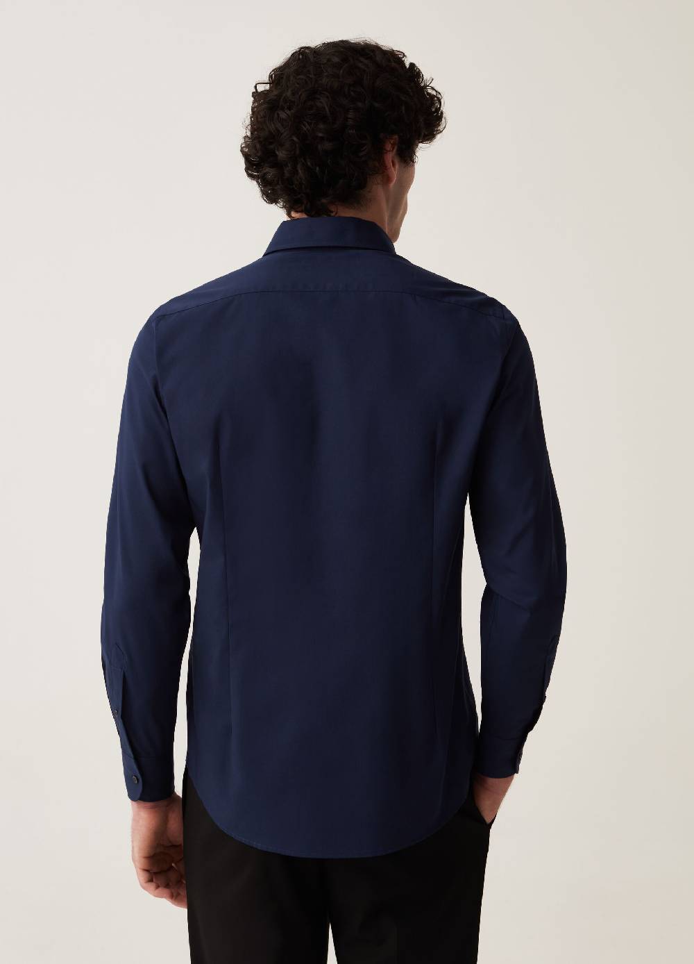 Ovs Camicia Slim Fit In Cotone Easy Iron