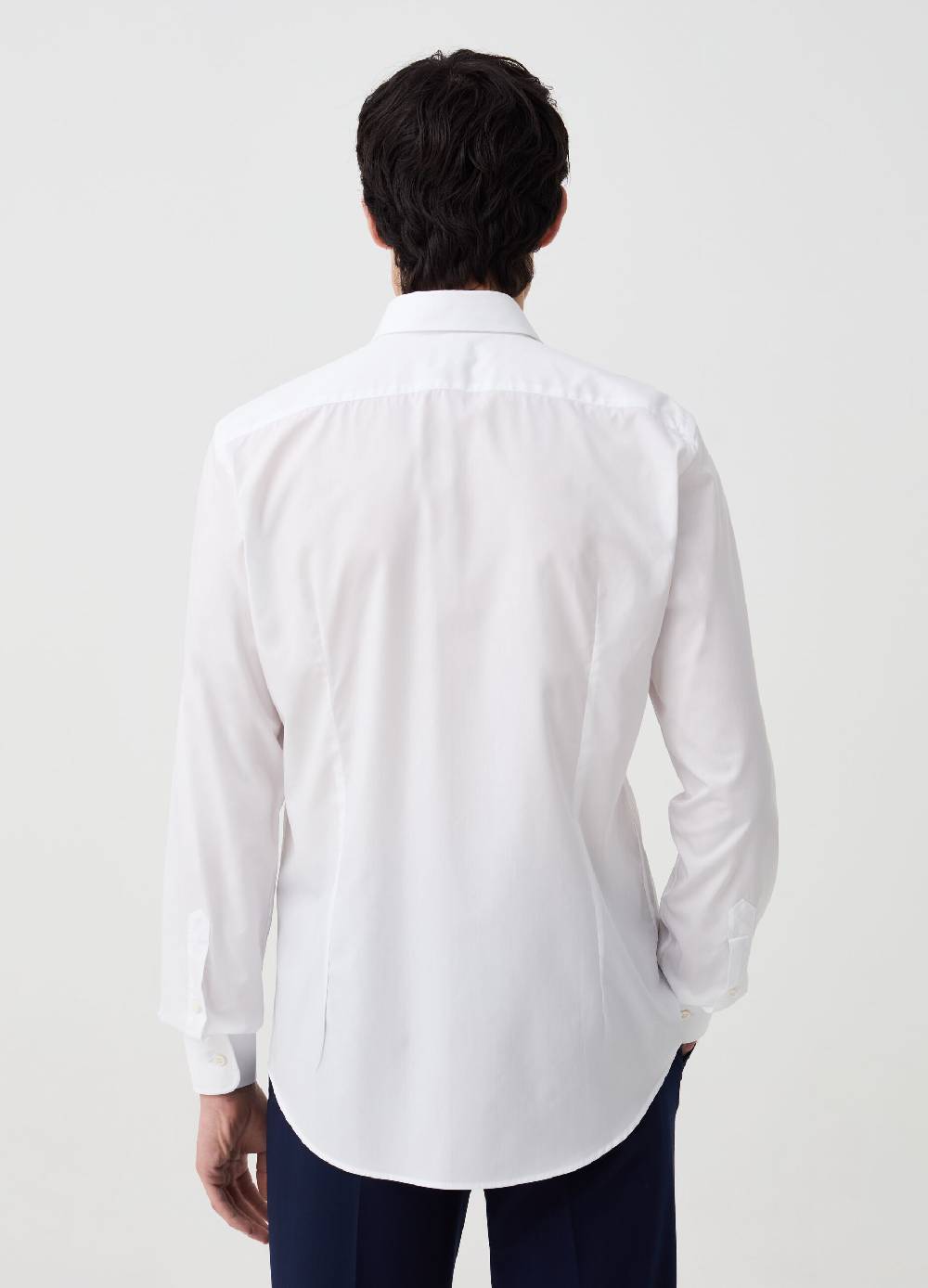 Ovs Camicia Slim Fit In Cotone