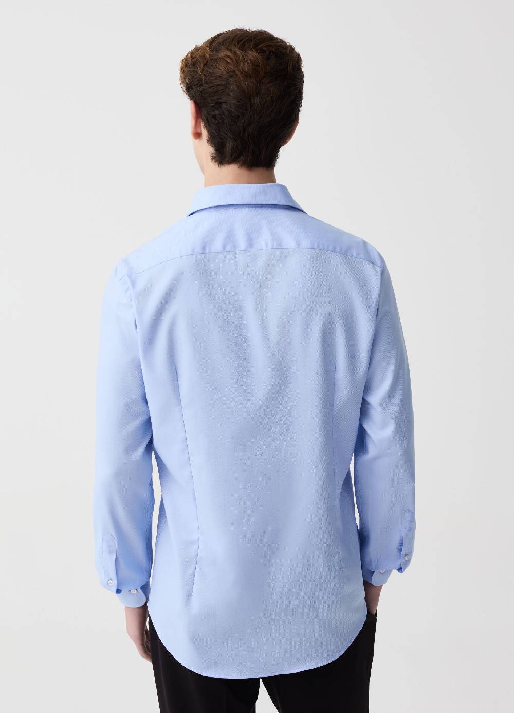 Ovs Camicia Slim Fit In Cotone Tinta Unita