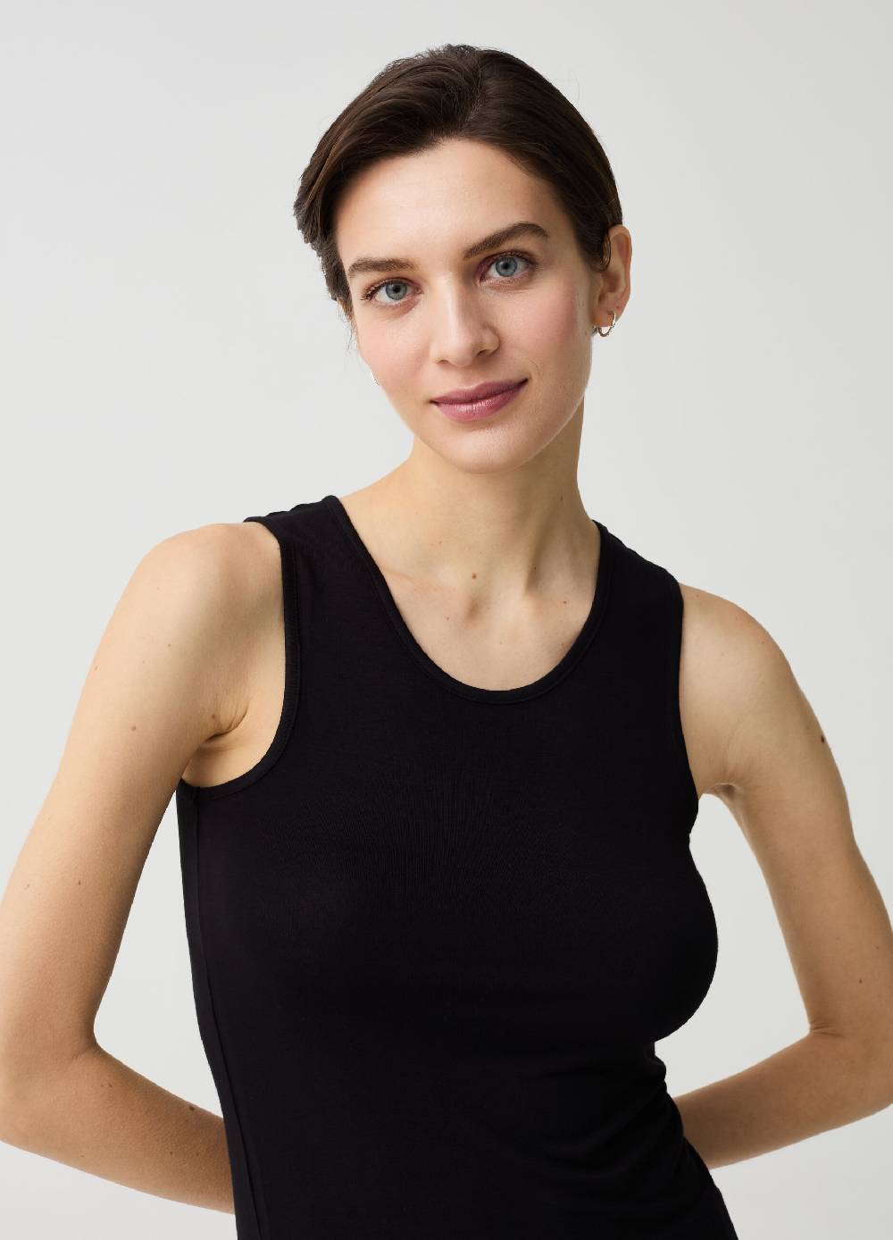 Ovs Canotta Girocollo Con Spalline Larghe