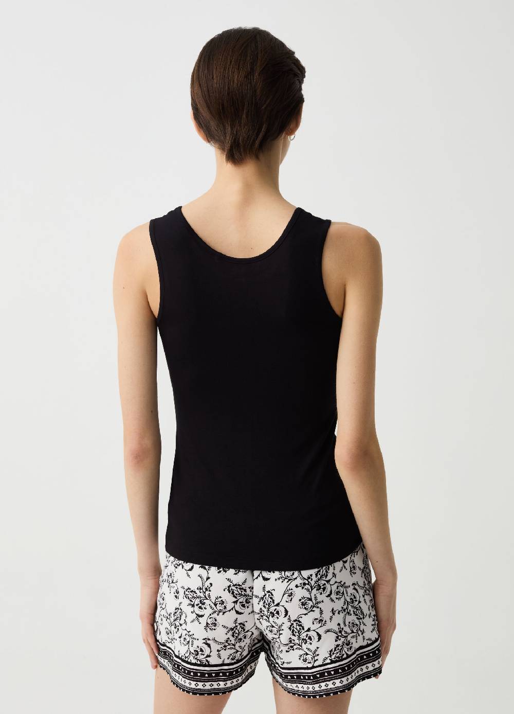 Ovs Canotta Girocollo Con Spalline Larghe