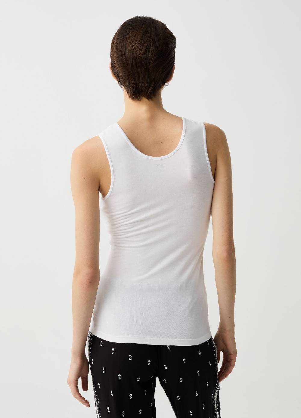 Ovs Canotta Girocollo Con Spalline Larghe