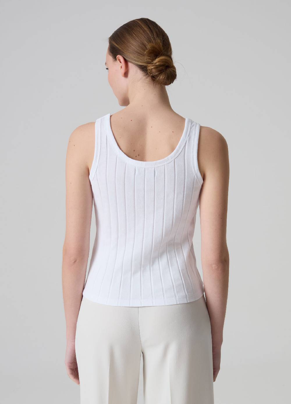 Ovs Canotta In Cotone A Costine PIOMBO