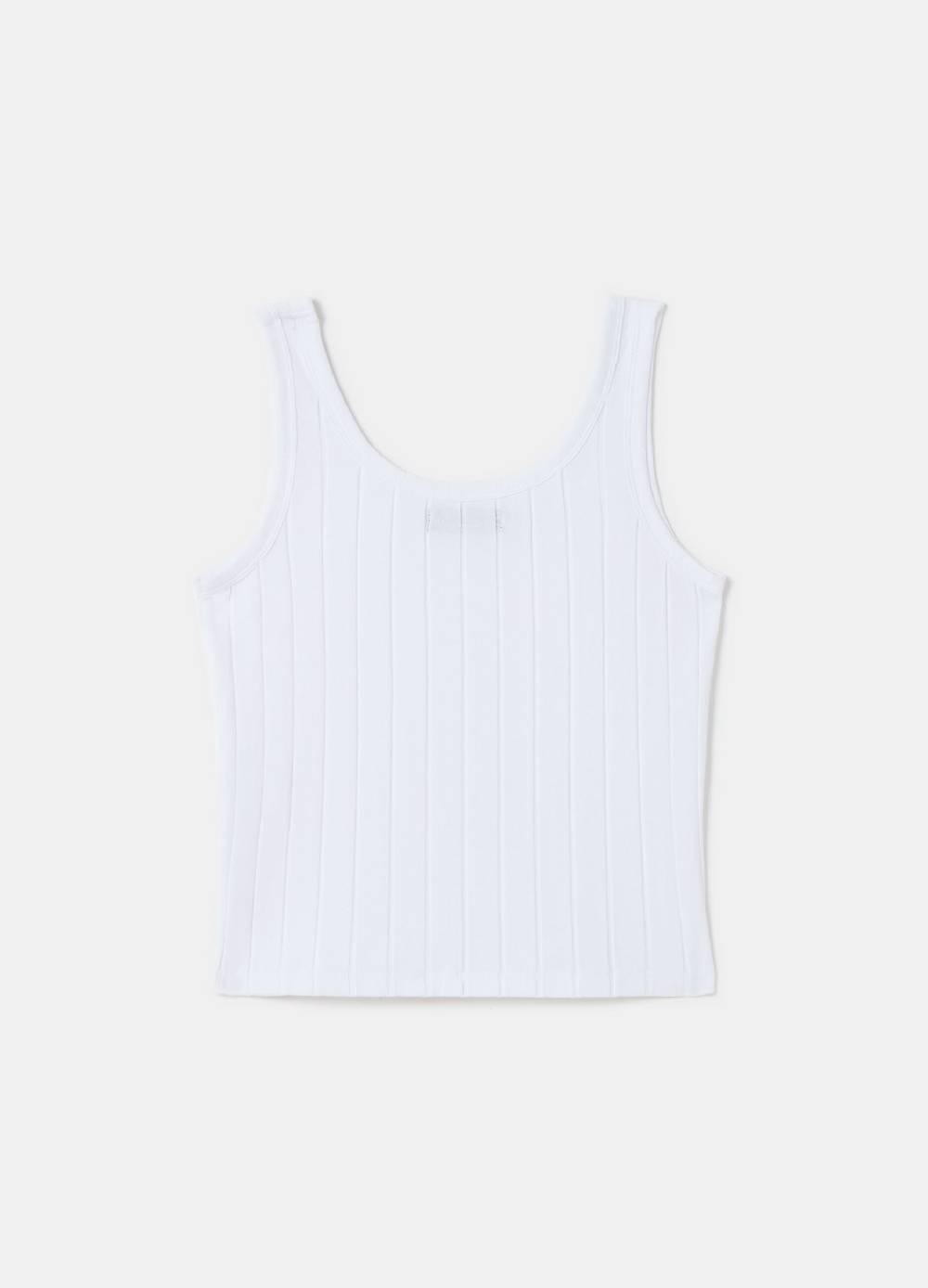 Ovs Canotta In Cotone A Costine PIOMBO