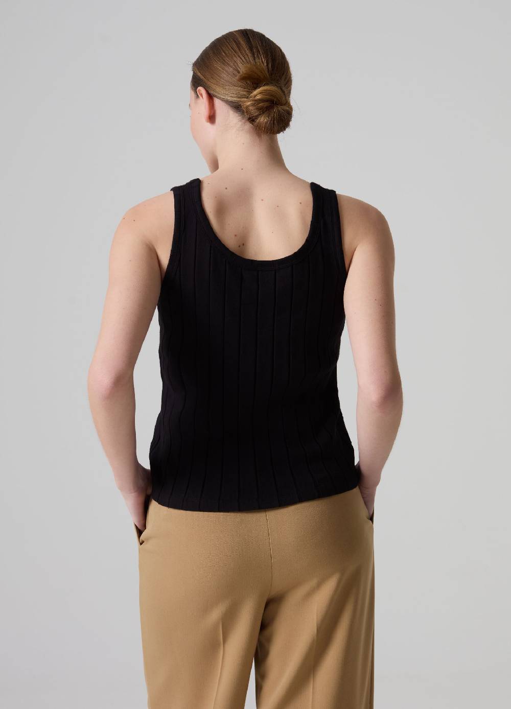 Ovs Canotta In Cotone Con Costine