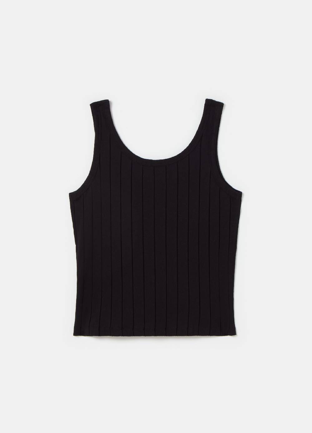 Ovs Canotta In Cotone Con Costine