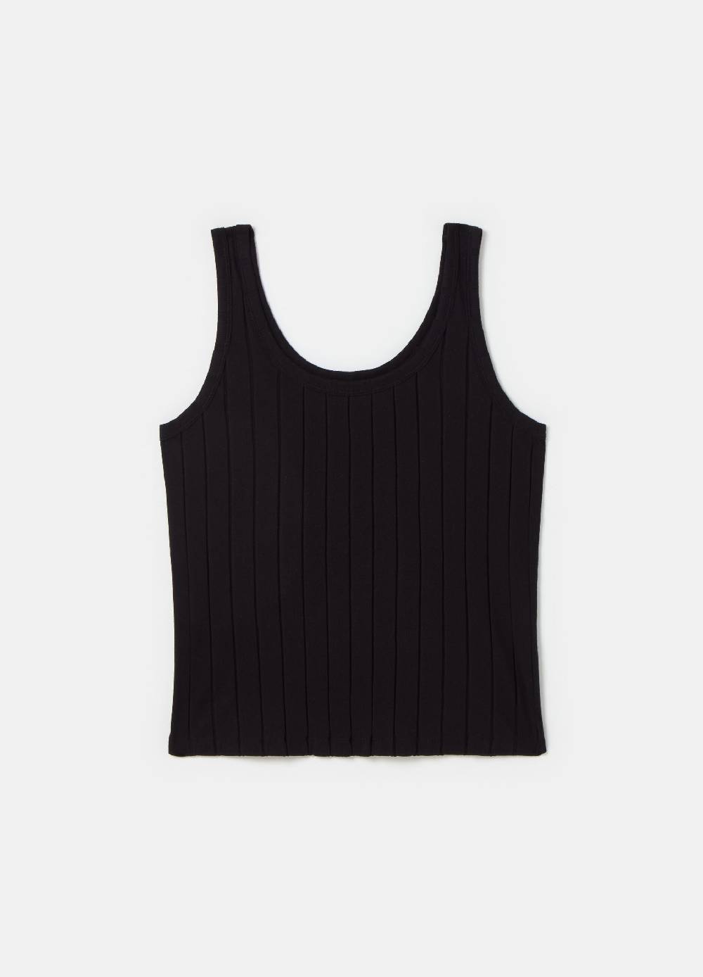 Ovs Canotta In Cotone Con Costine