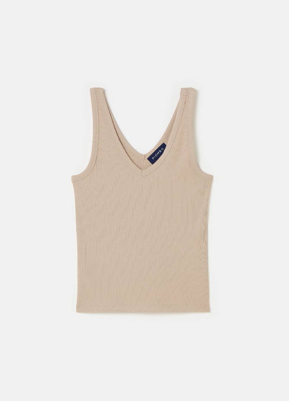 Ovs Canotta In Maglia Costina Elasticizzata