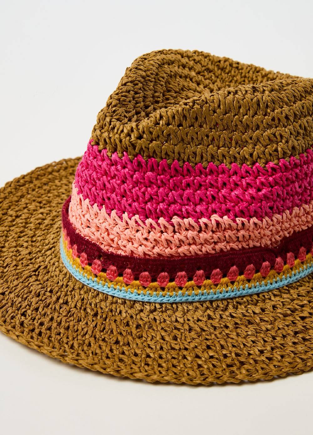 Ovs Cappello Di Paglia Con Nastro Crochet