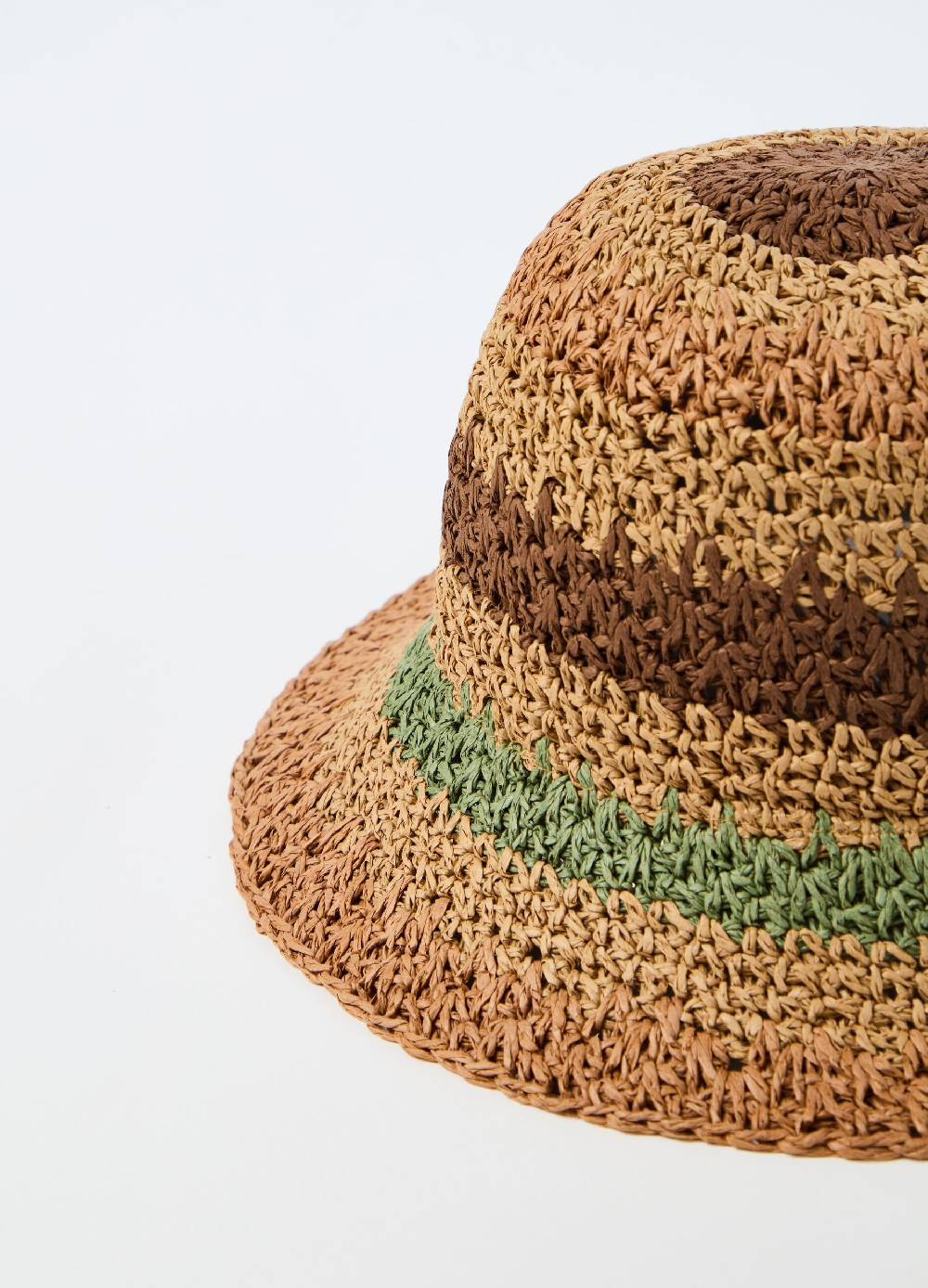 Ovs Cappello In Rafia A Righe