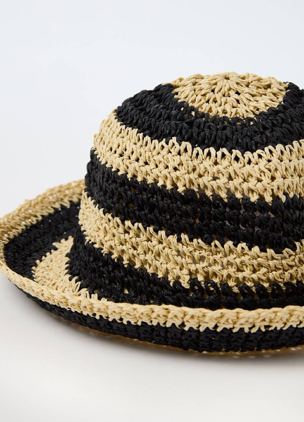 Ovs Cappello In Rafia Con Righe