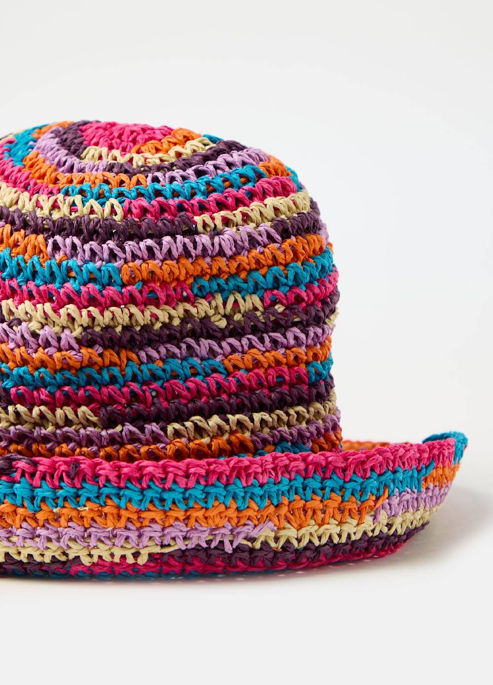 Ovs Cappello In Rafia Multicolore