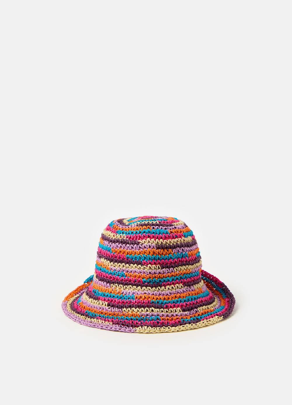 Ovs Cappello in rafia multicolore