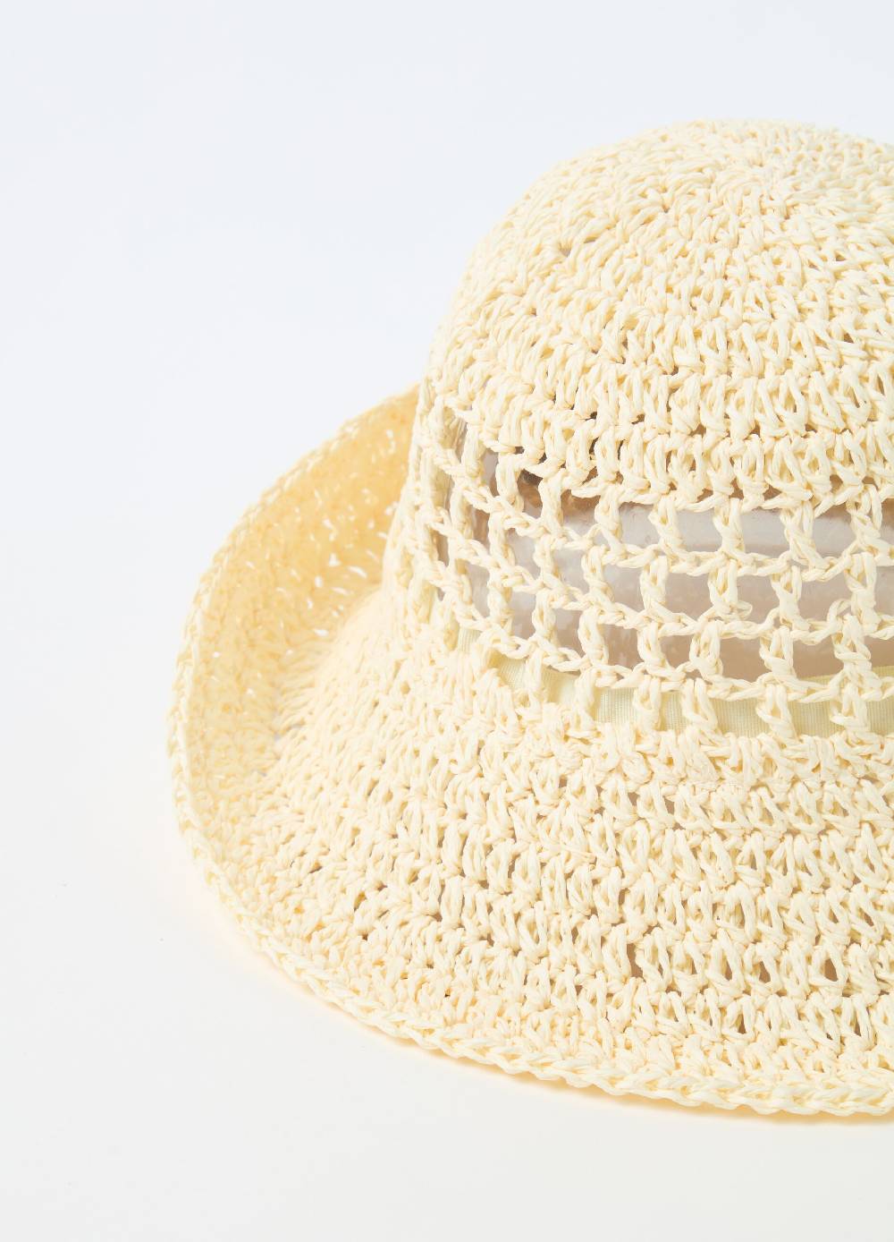 Ovs Cappello In Rafia Traforata