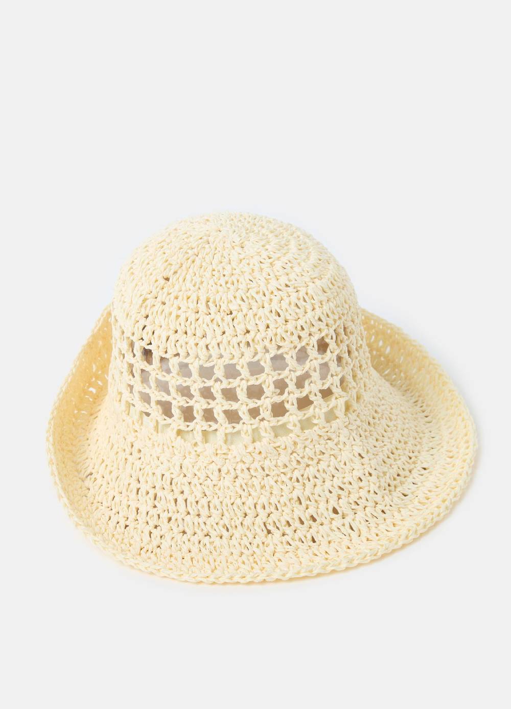 Ovs Cappello In Rafia Traforata