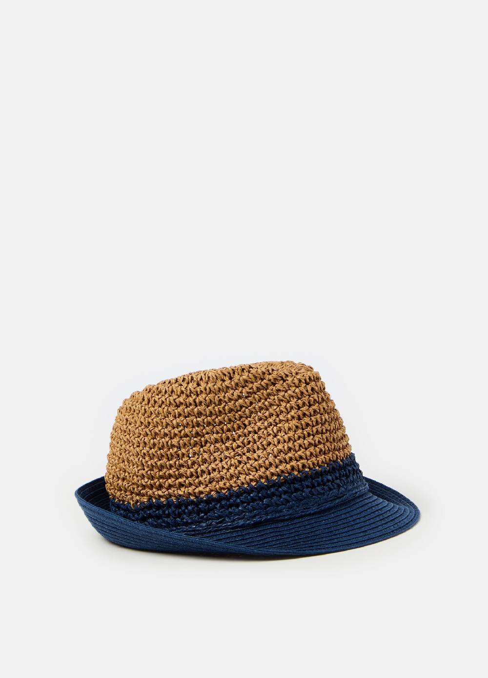 Ovs Cappello trilby con falda a contrasto