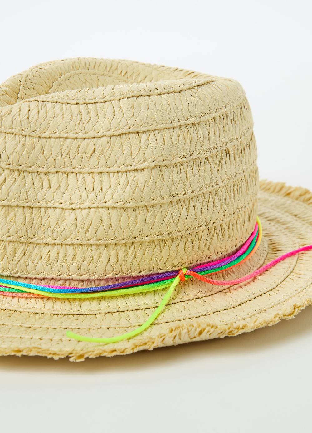 Ovs Cappello Trilby Con Laccetti Multicolore