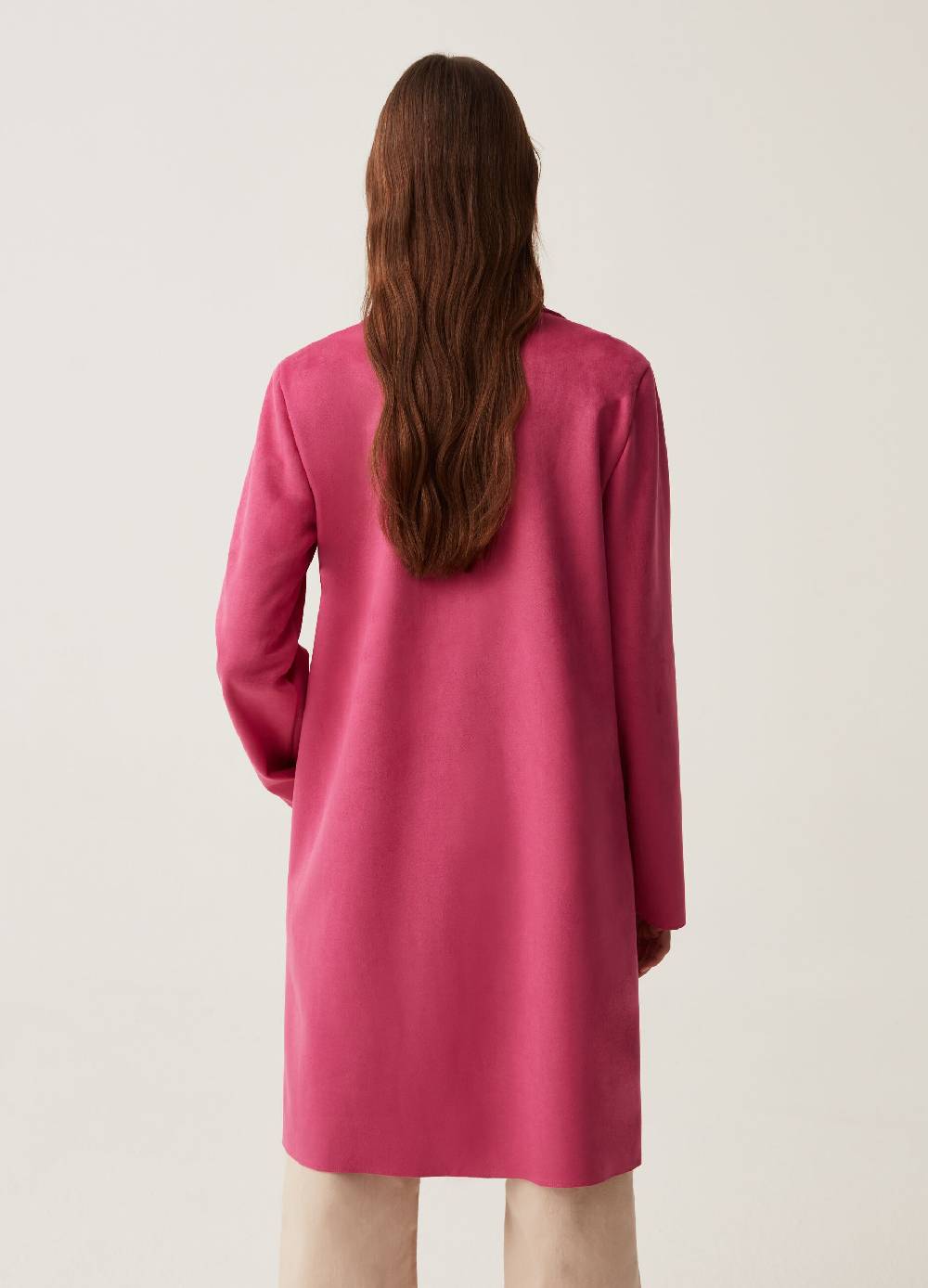 Ovs Cappotto Lungo Scamosciato