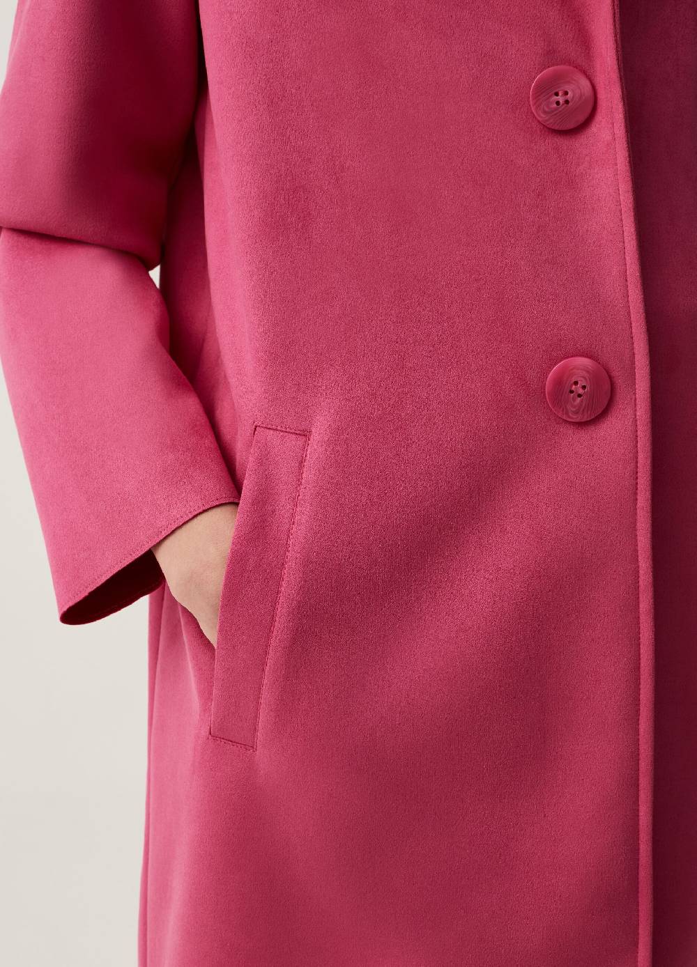 Ovs Cappotto Lungo Scamosciato