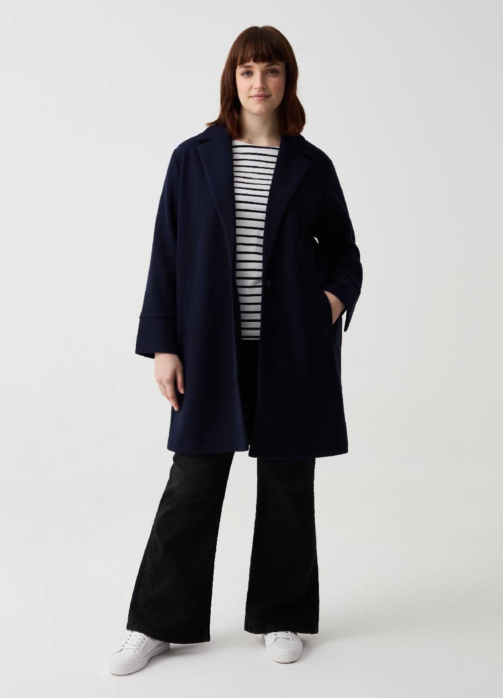 Ovs Cappotto monopetto con spacchi Curvy