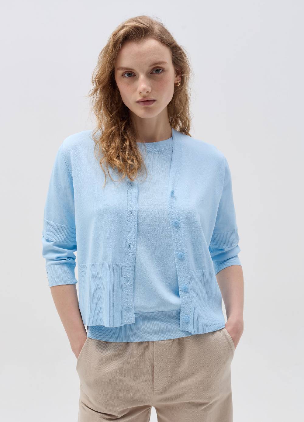 Ovs Cardigan a maniche corte scollo a V