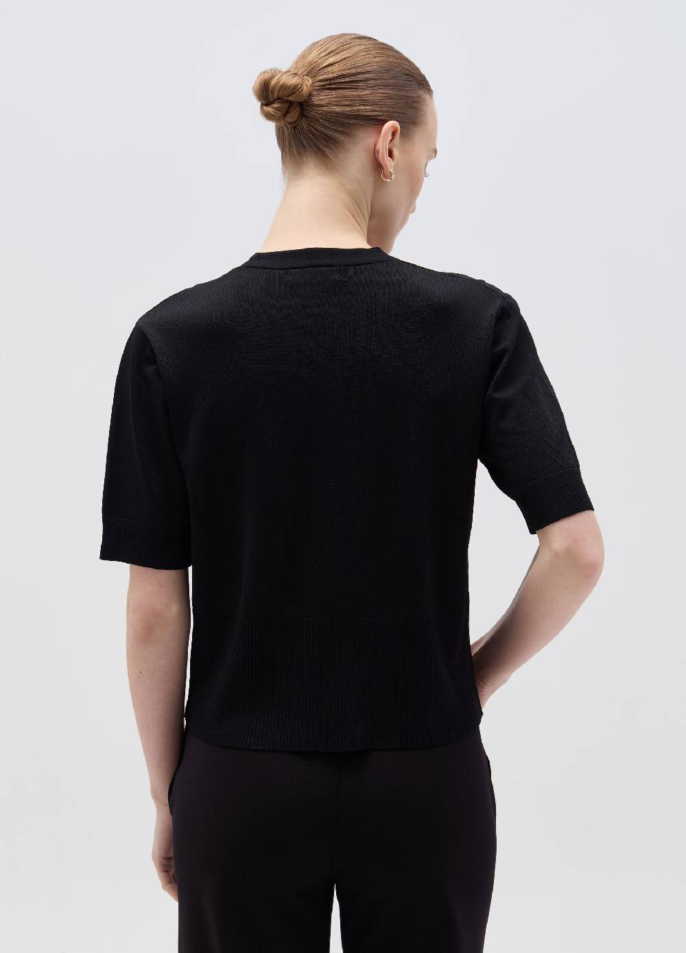 Ovs Cardigan A Maniche Corte Scollo A V