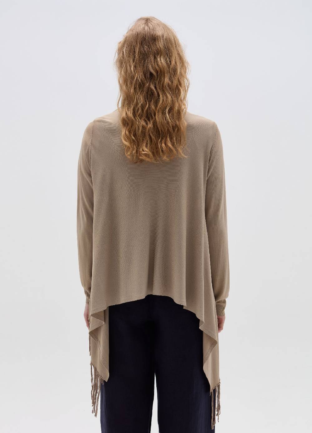 Ovs Cardigan Aperto Con Frange