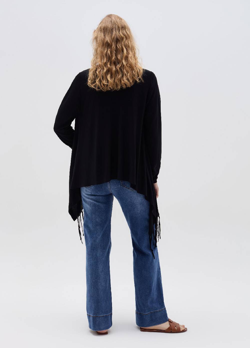 Ovs Cardigan Aperto Con Frange