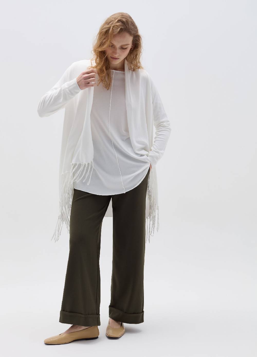 Ovs Cardigan Aperto Con Frange