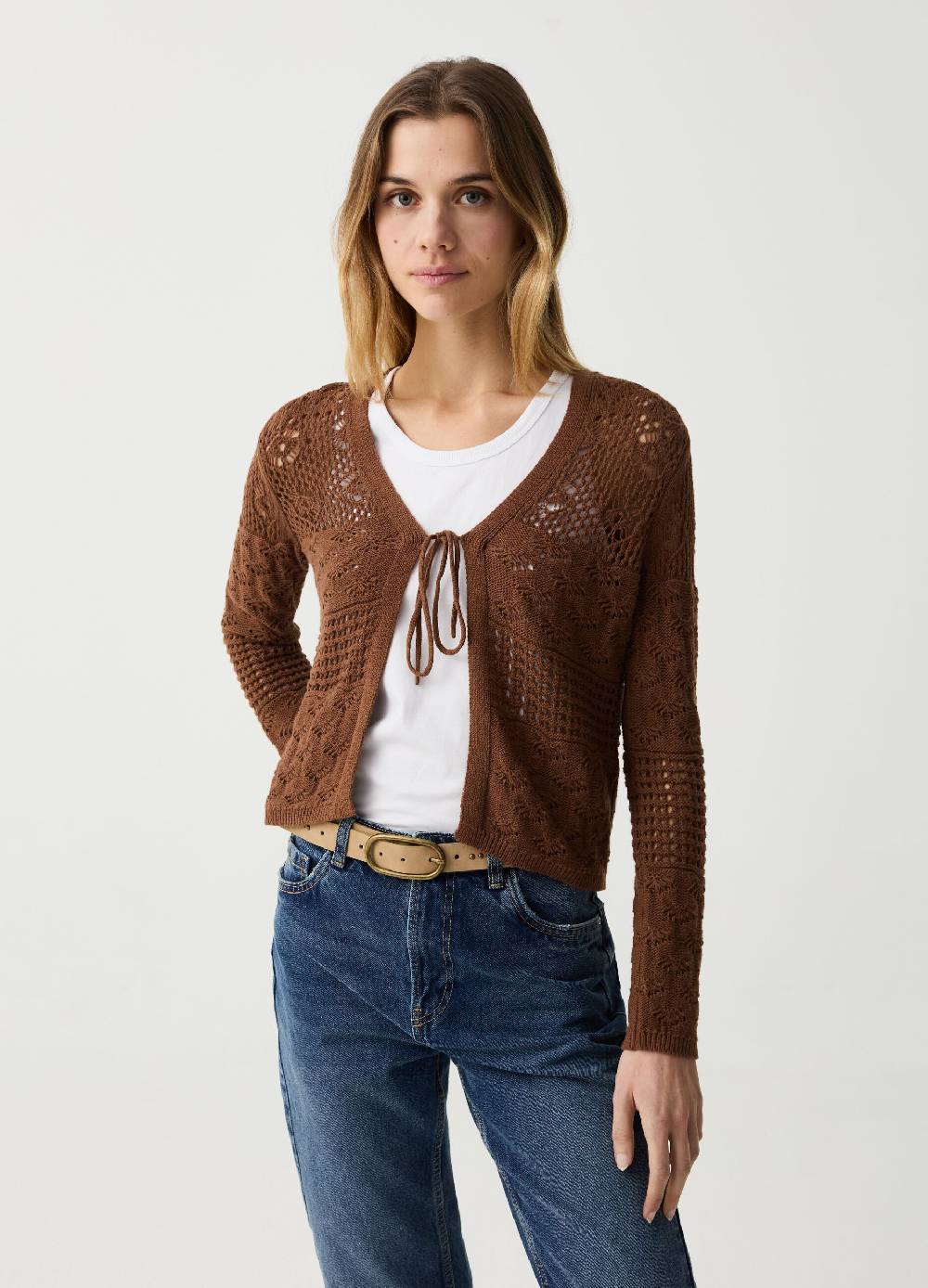 Ovs Cardigan con lavorazione multi popcorn stitch