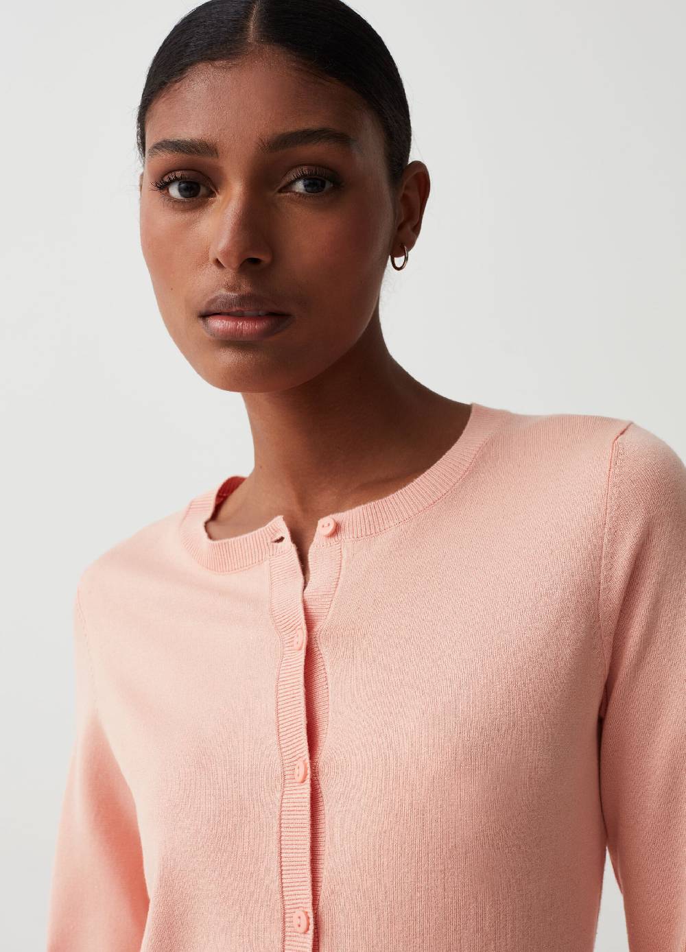 Ovs Cardigan Con Scollo Rotondo