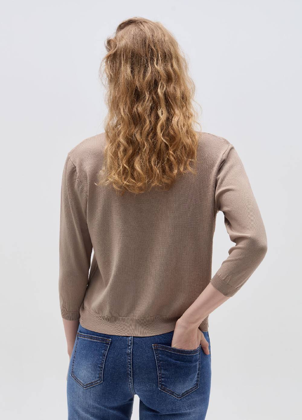 Ovs Cardigan Con Trama Geometrica Traforata