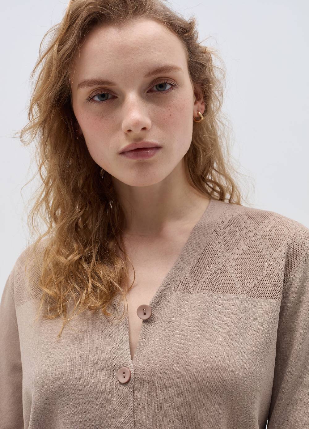 Ovs Cardigan con trama geometrica traforata