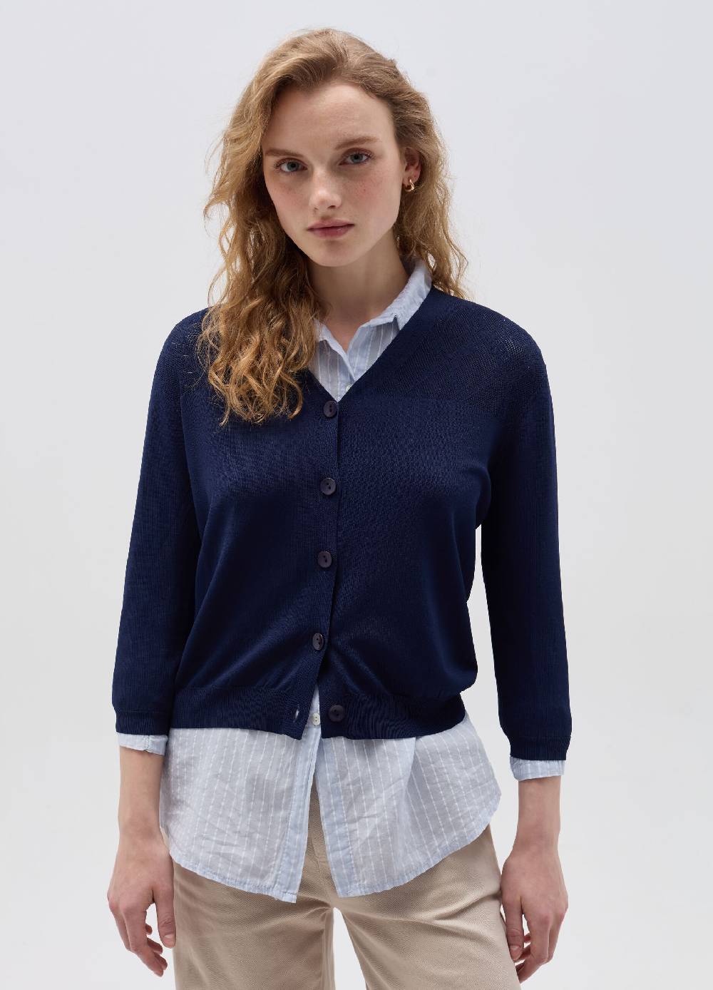 Ovs Cardigan con trama geometrica traforata