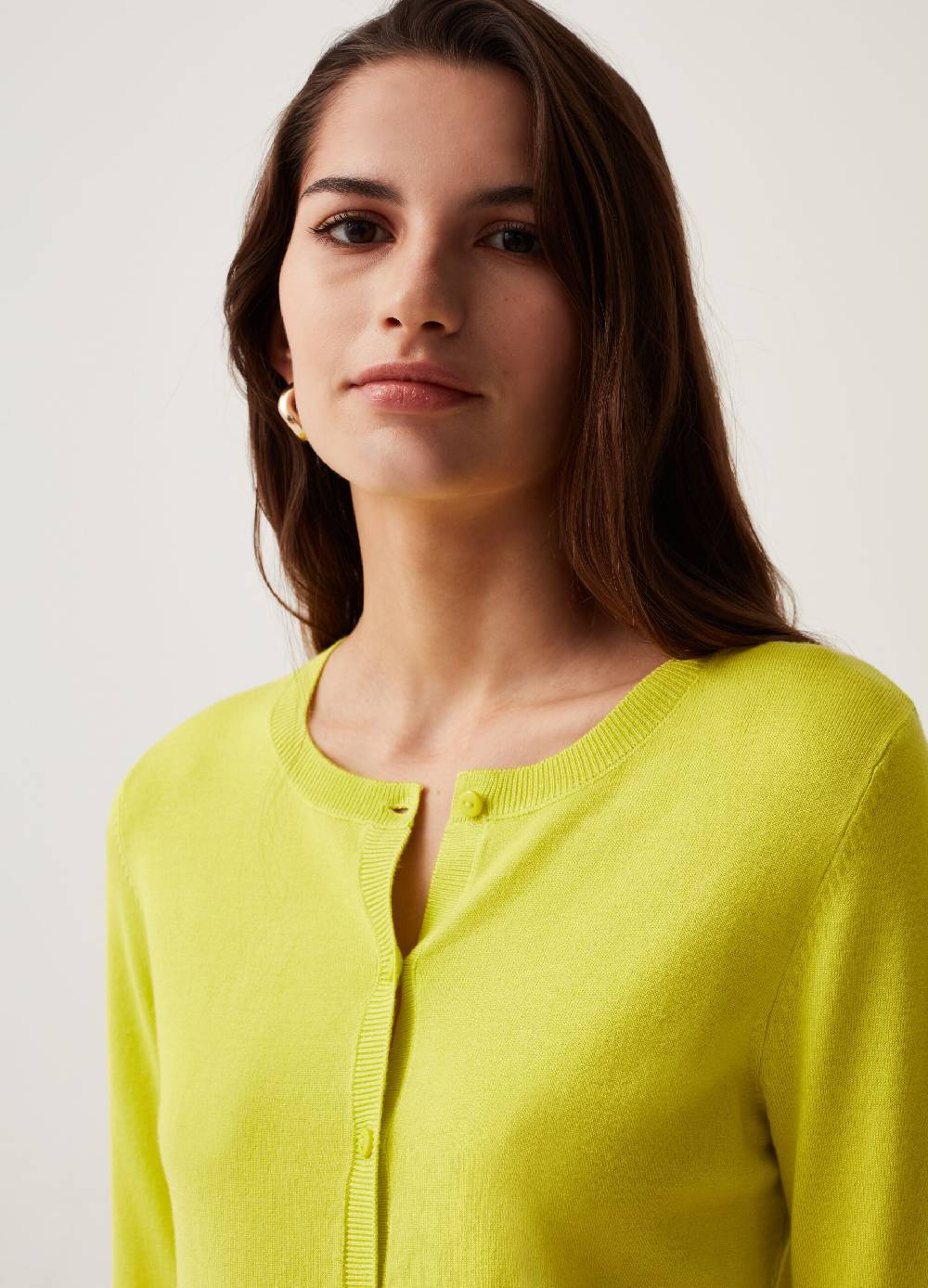 Ovs Cardigan Girocollo Tinta Unita