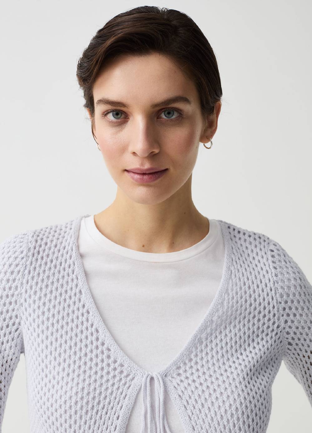 Ovs Cardigan Traforato Con Laccetto