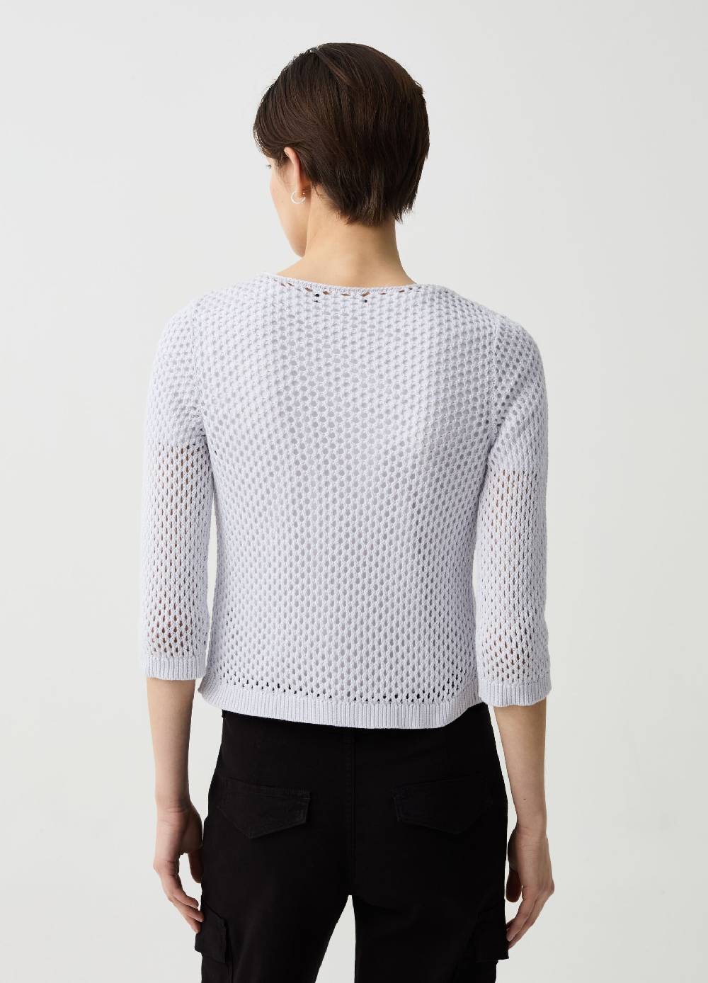Ovs Cardigan Traforato Con Laccetto