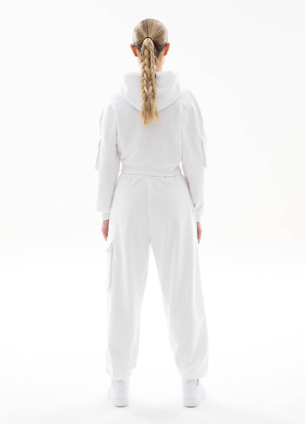 Ovs Cargo Sweatpants White