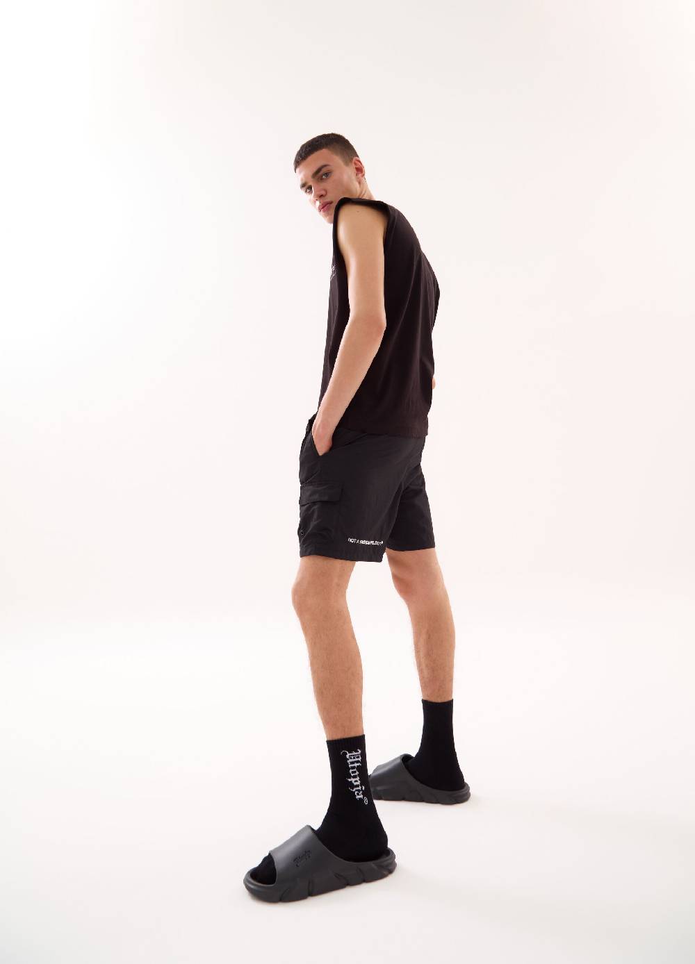 Ovs Cargo Swim Shorts Black