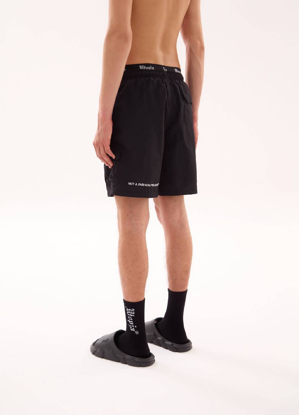 Ovs Cargo Swim Shorts Black