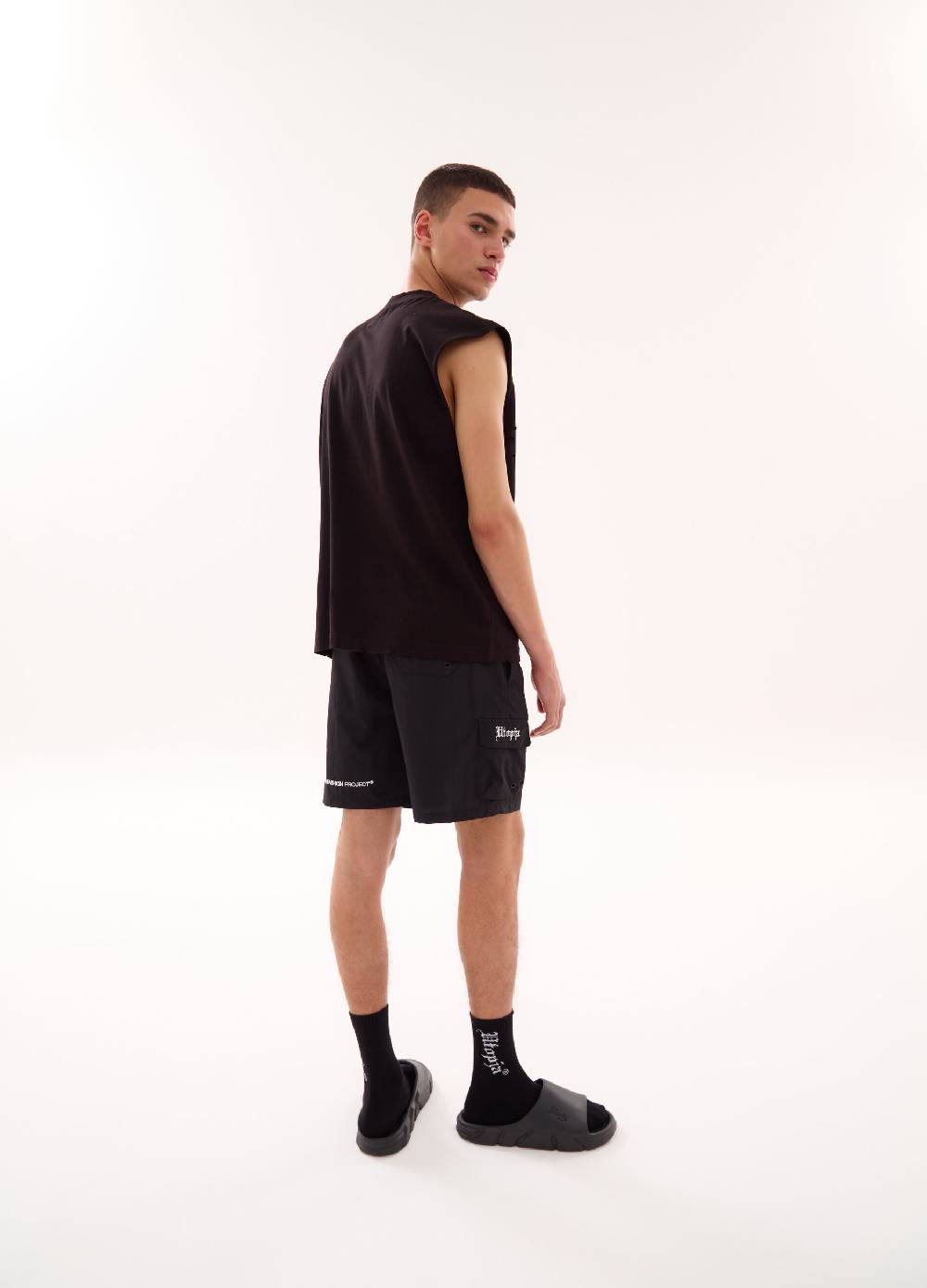 Ovs Cargo Swim Shorts Black