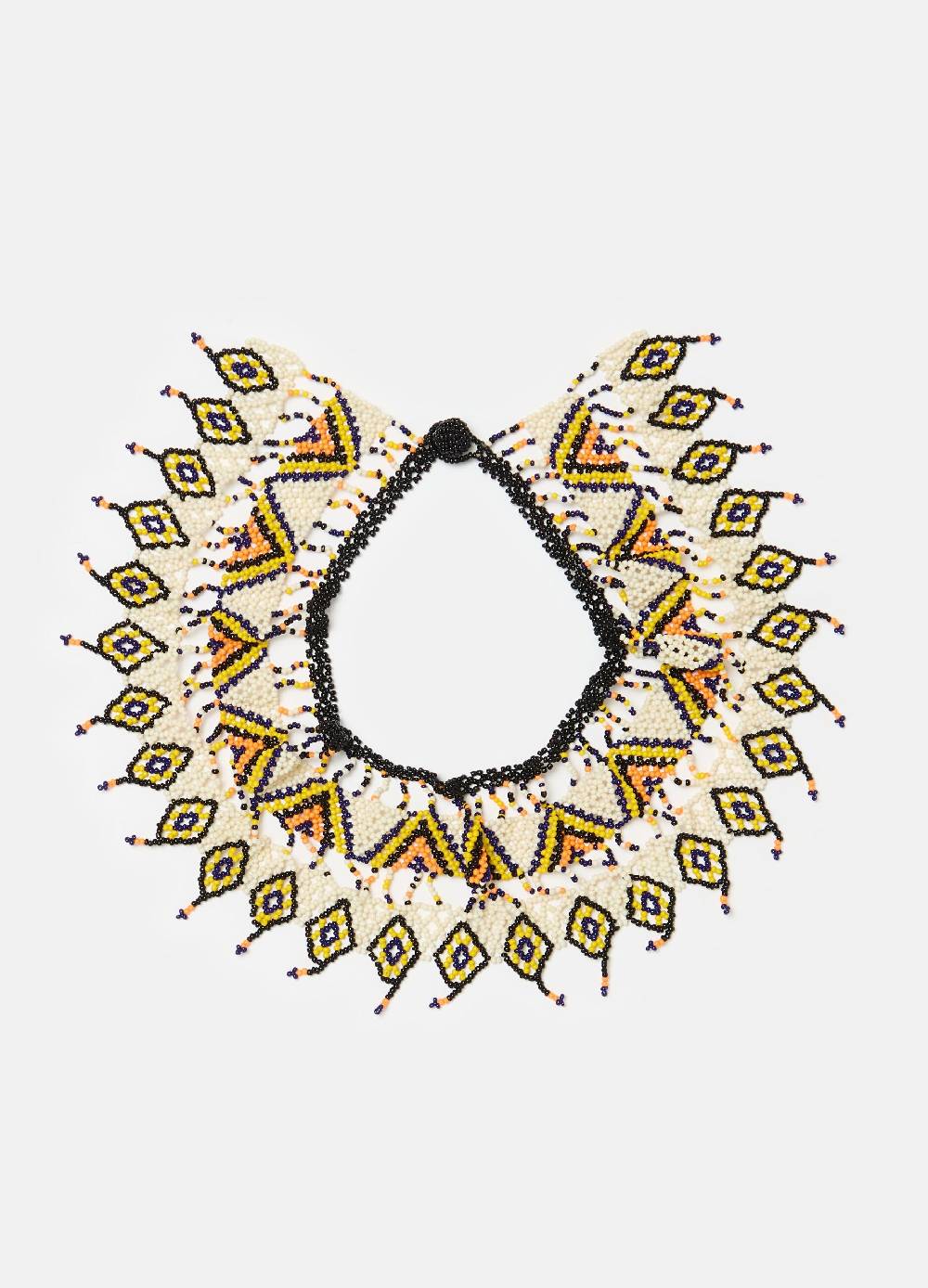 Ovs Collana choker etnica con perline