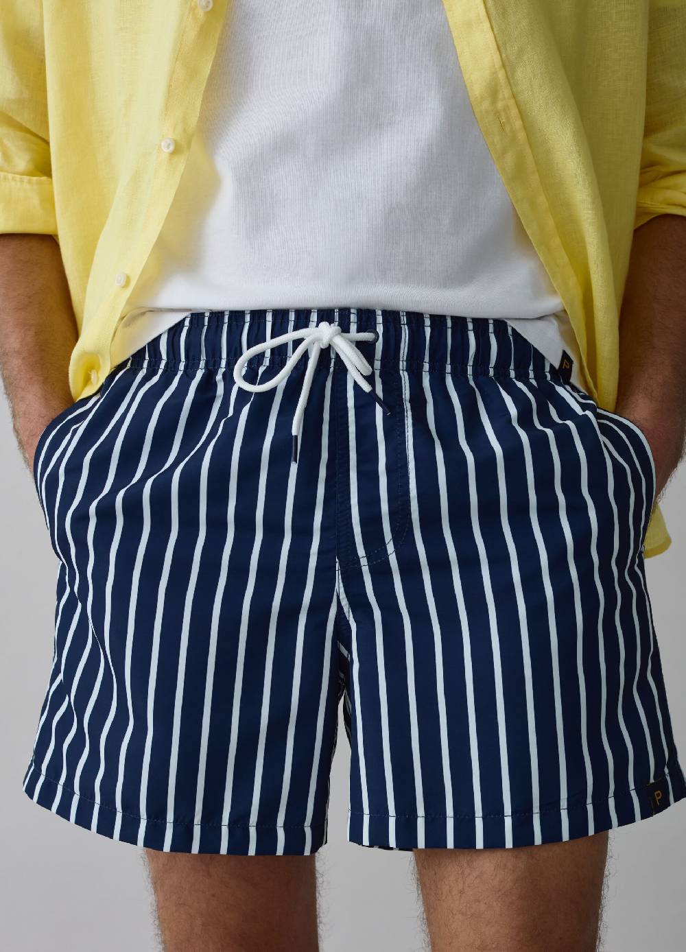 Ovs Costume Bermuda A Righe Con Coulisse